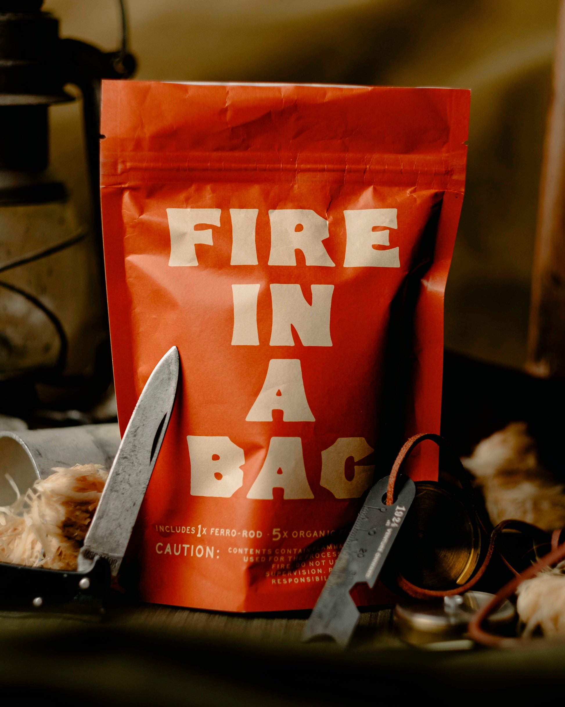 Fire In a Bag - Ferrocerium Rod & Fire Kit