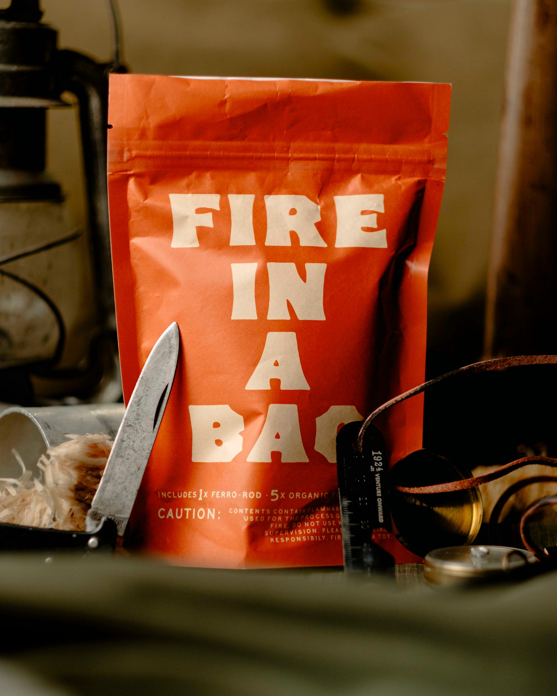 Fire In a Bag - Ferrocerium Rod & Fire Kit