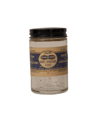 Forster World Fair Hors D'oeuvre Glass Jar