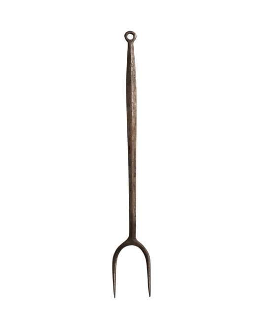 Iron Pronged Antique Butcher Barbeque Fork