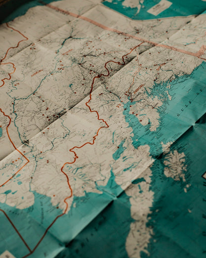 Kroll's Map of Alaska Alcan Highway