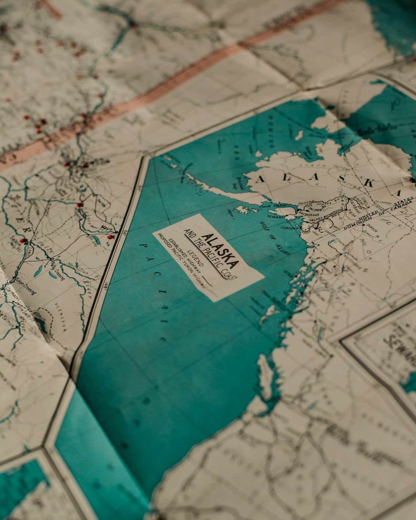 Kroll's Map of Alaska Alcan Highway