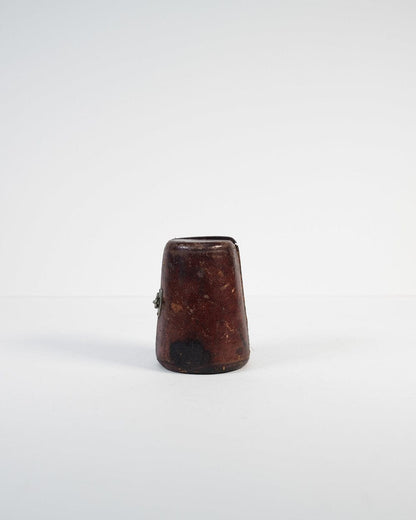 LEATHER CASED SET OF SHOT GLASSES