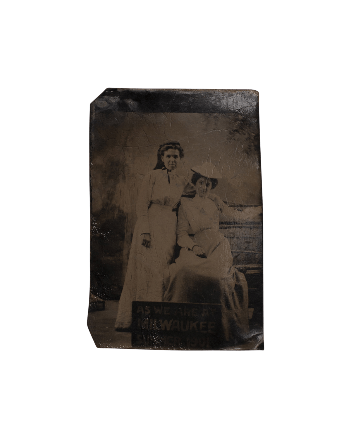 Milwaukee Tintype of Two Women