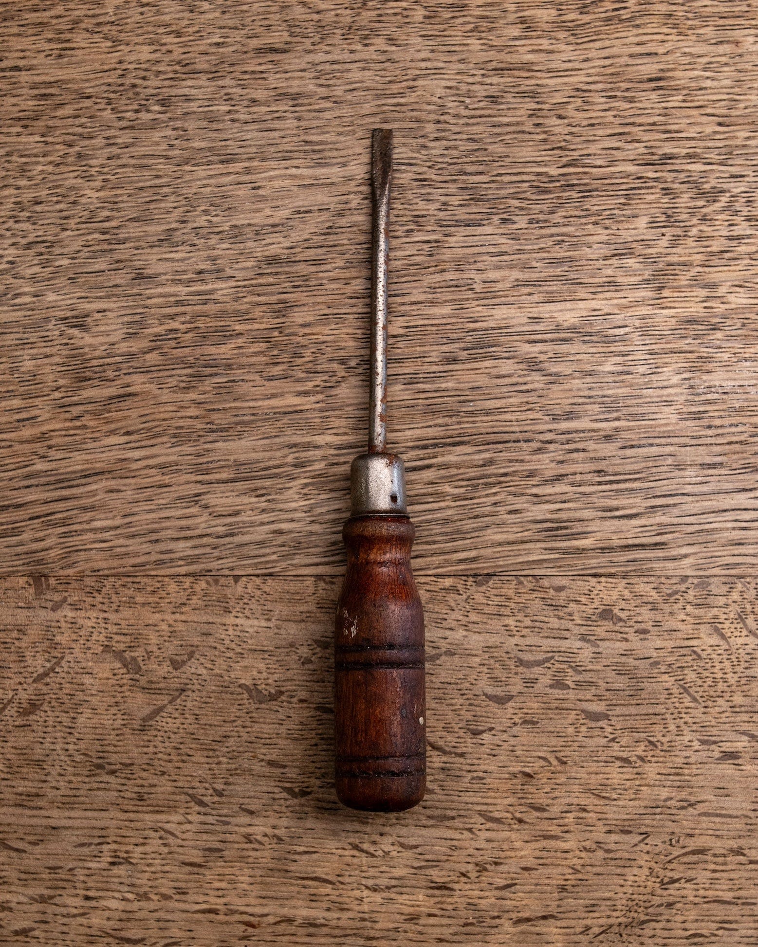 Mini flathead wood screwdriver