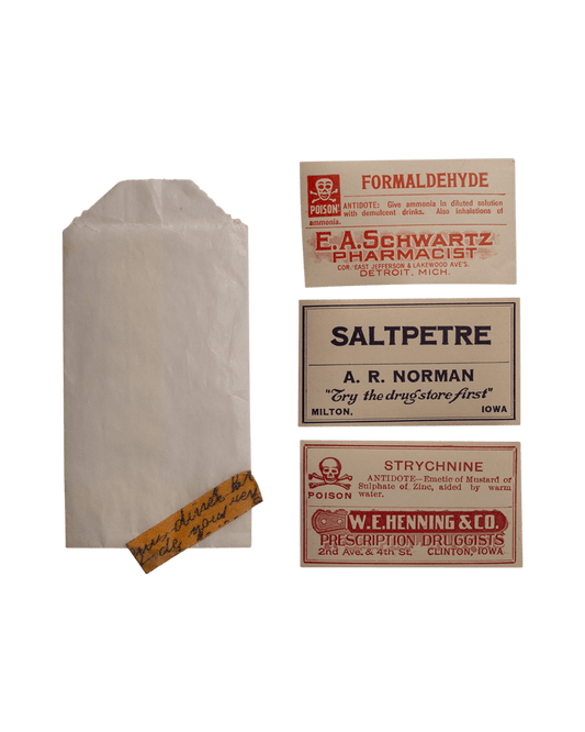 Miscellaneous Apothecary Label Set 3