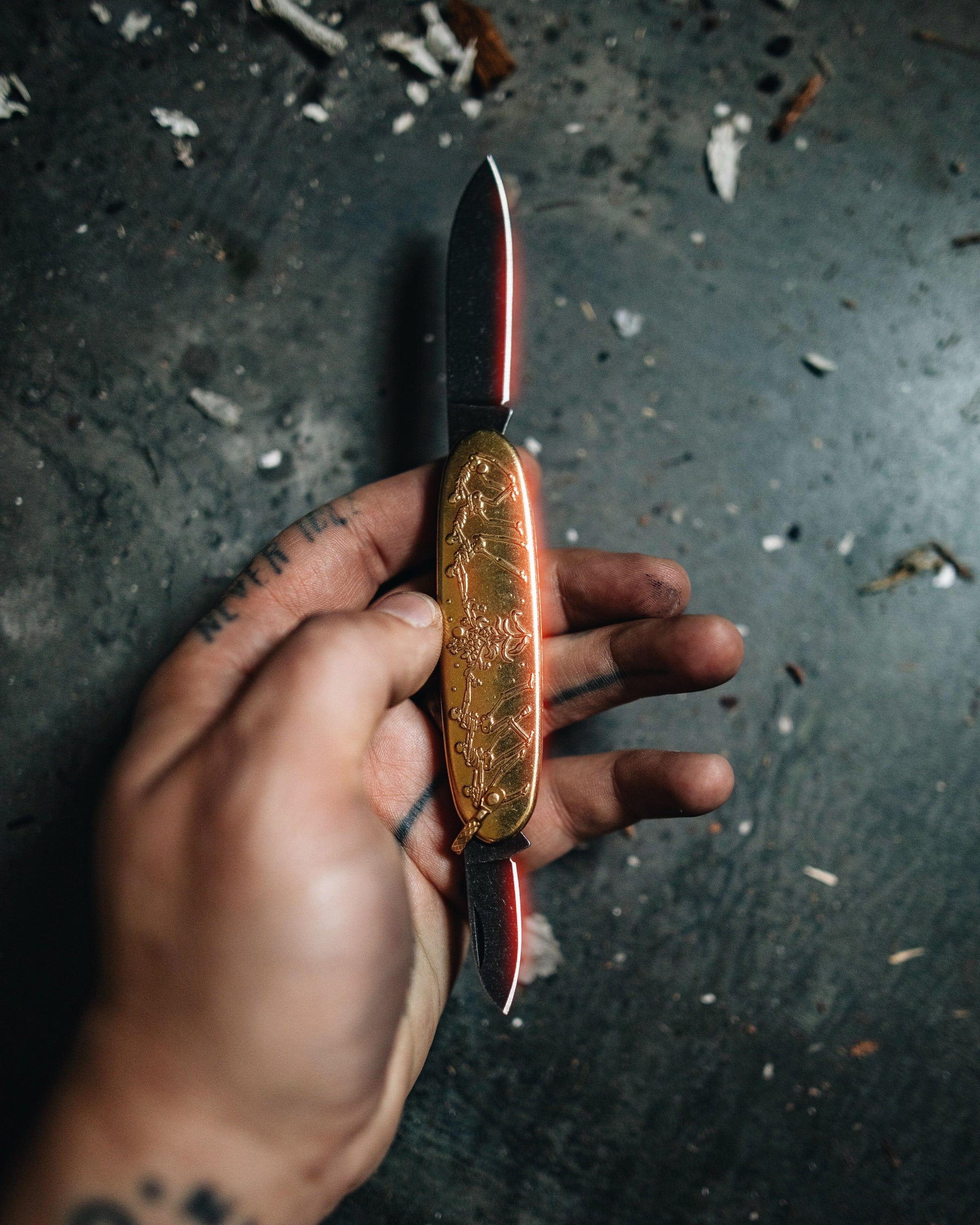 Mr Skelly Pocket Knife