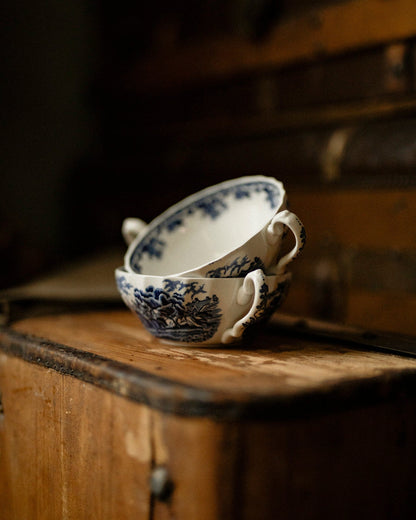 Myotts Staffordshire ware set of teacups