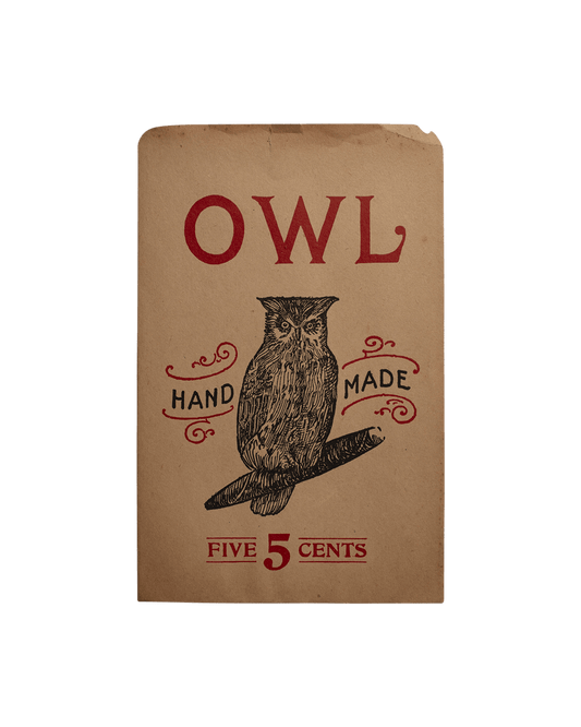 Owl Hand Made Tobacco Pouch