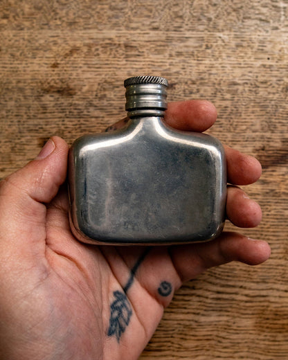 Pewter pocket flask