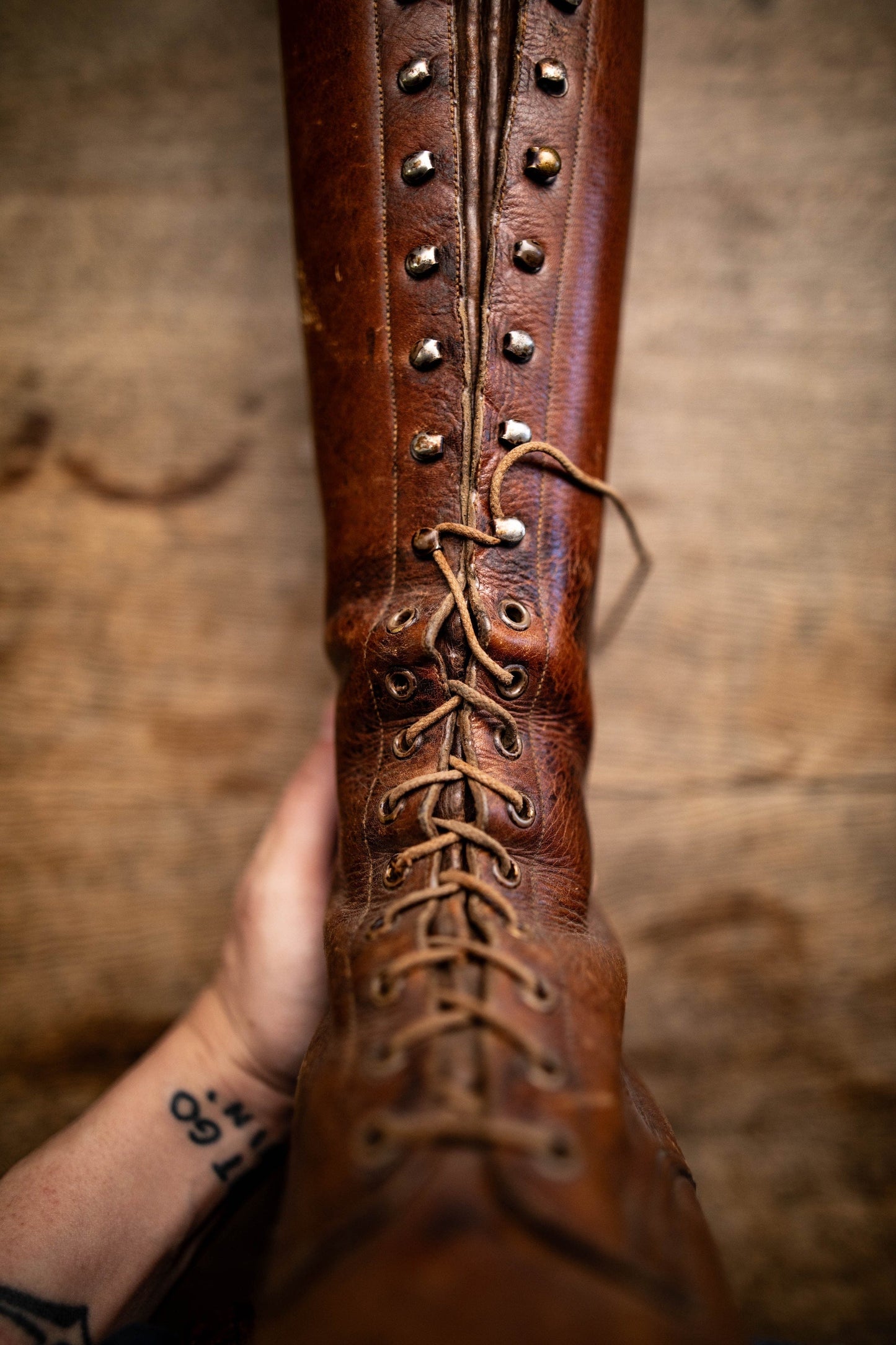 physical Beautiful early riding boots