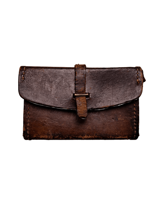 physical HC Cook Leather munitions box