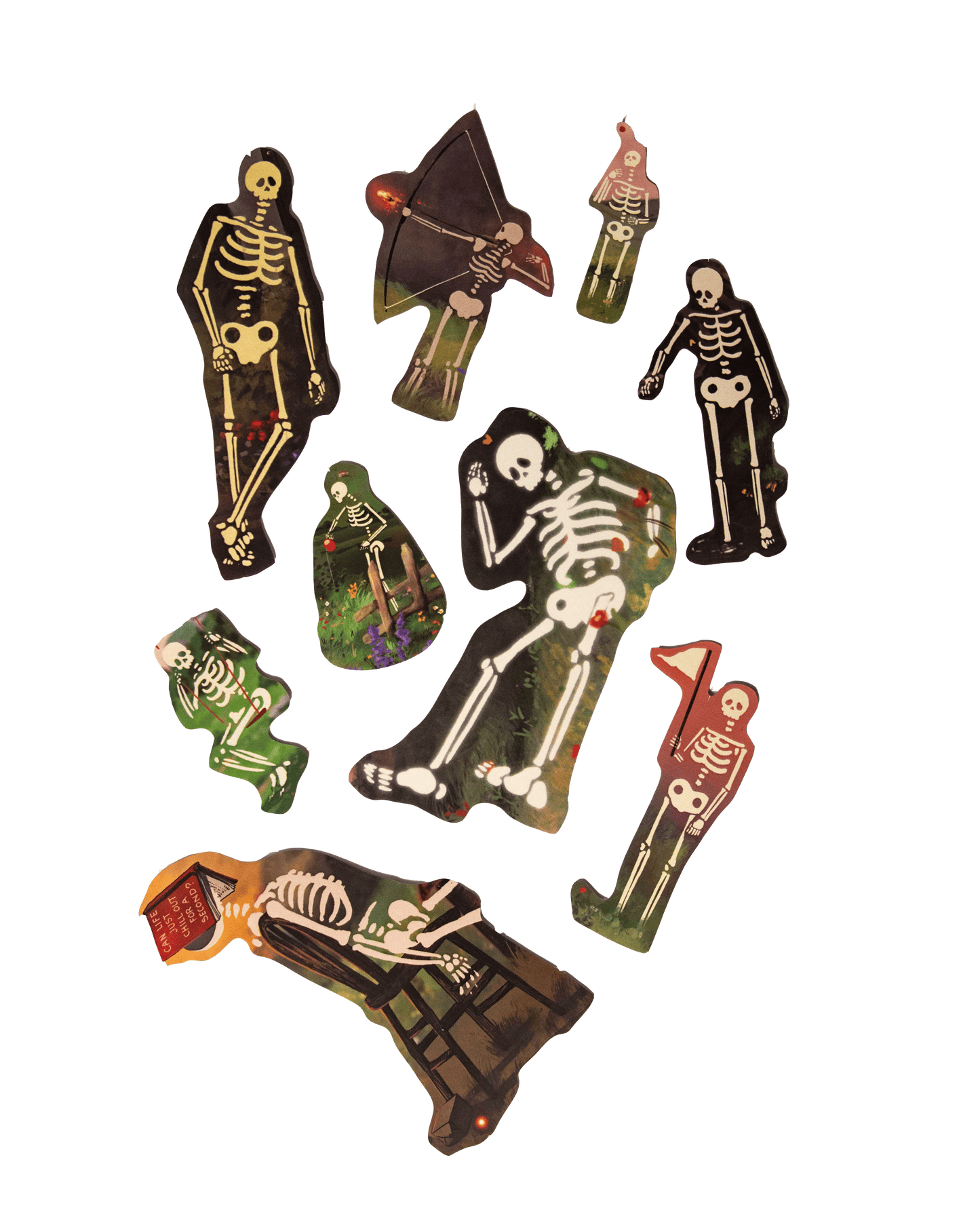 physical LIGHT MR SKELLY STICKER PACK!