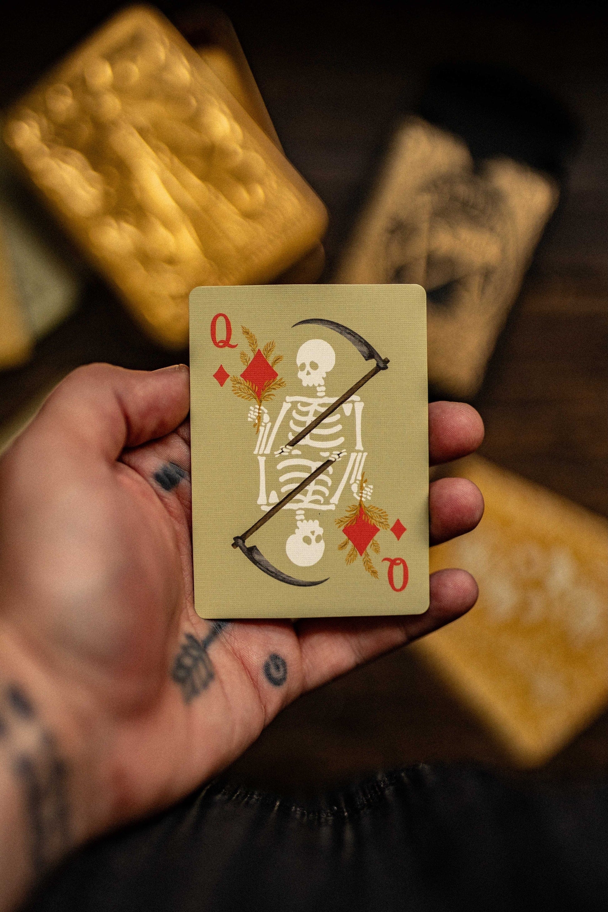 physical MR SKELLY PLAYING CARDS