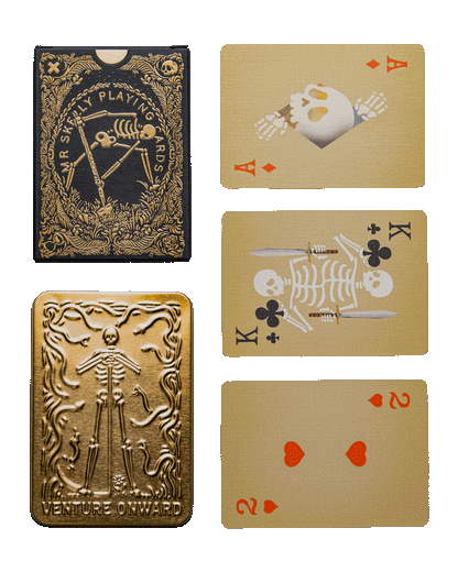 physical MR SKELLY PLAYING CARDS