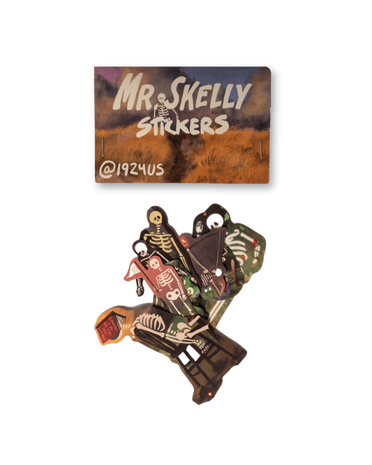 physical MR SKELLY STICKER PACK!