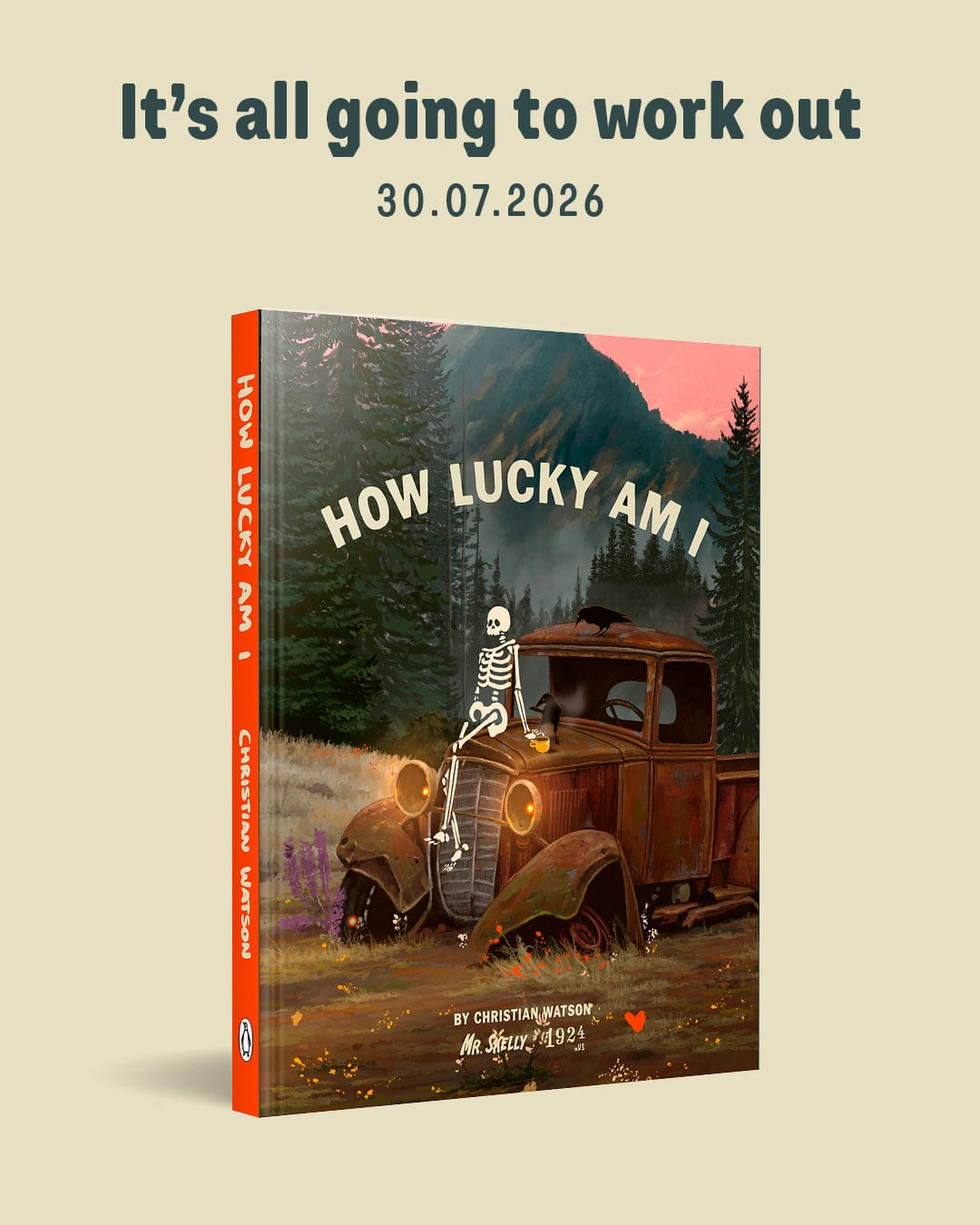 PRE ORDER - How lucky am I - Mr Skelly Book