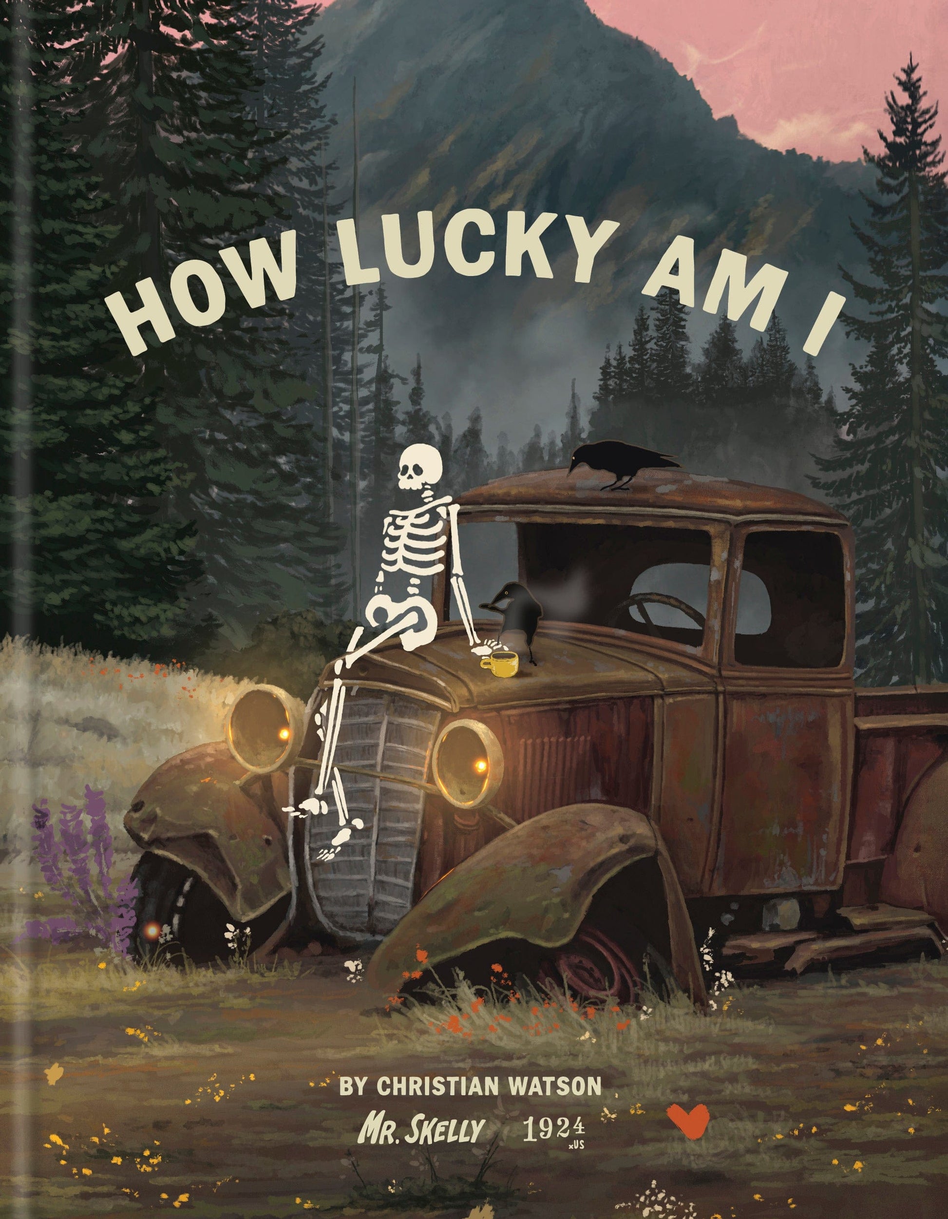 physical PRE ORDER - How lucky am I - Mr Skelly Book