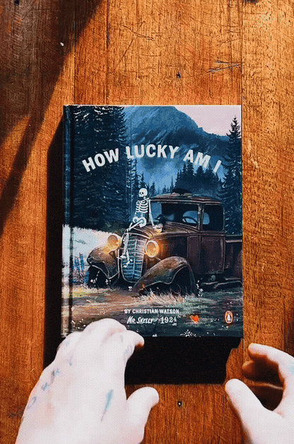 physical Pre Order - How Lucky am I - Mr Skelly Book