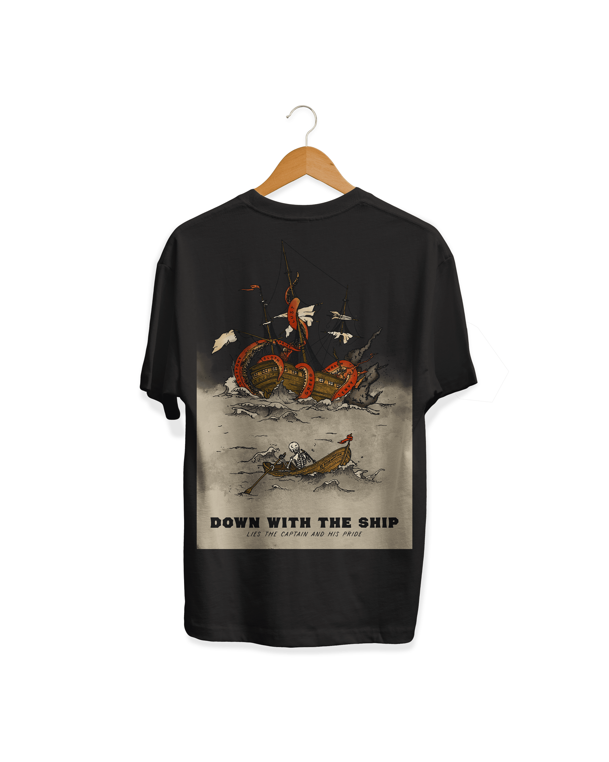 physical S / DOWN WITH THE SHIP MR SKELLY TEE