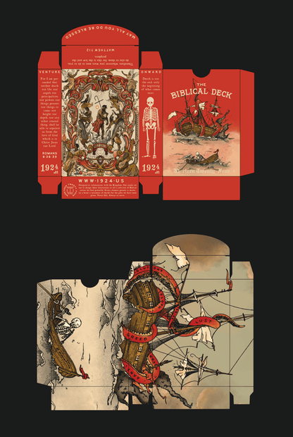 Red Bible Playing Cards