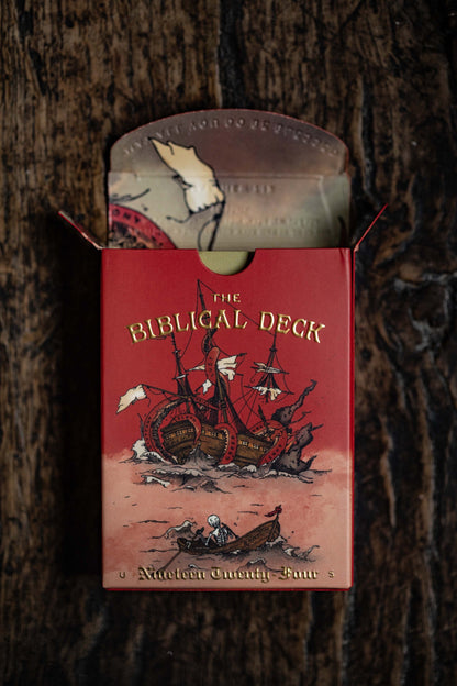Red Bible Playing Cards