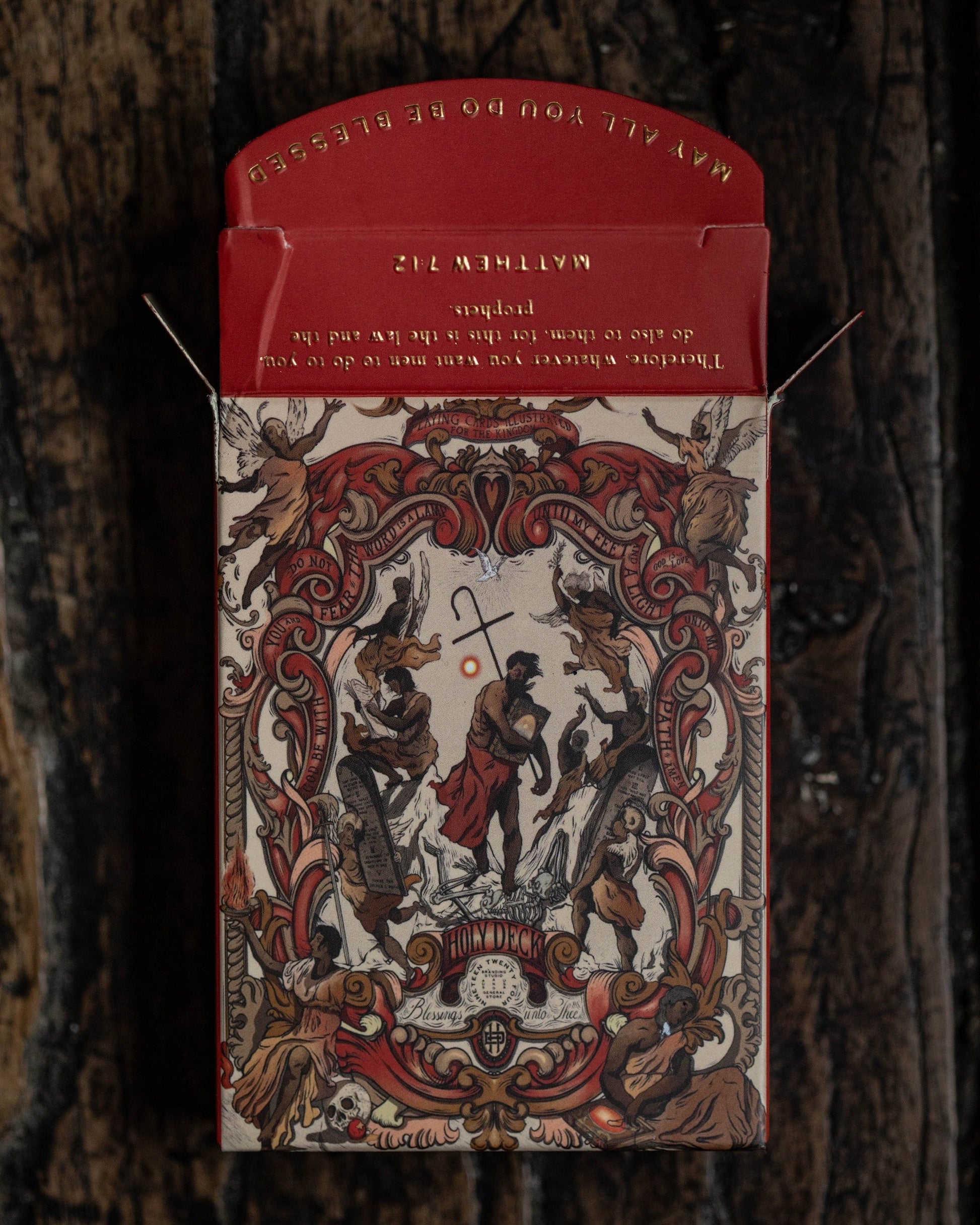 Red Bible Playing Cards