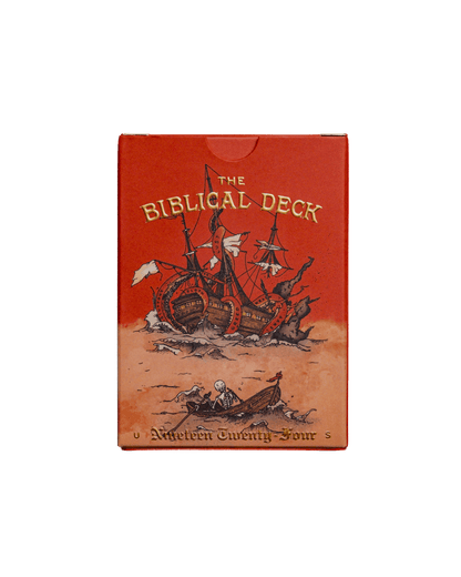 Red Bible Playing Cards