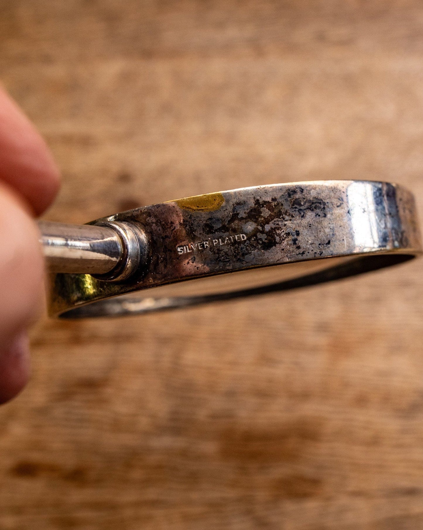 Silver plated classic magnifying glass