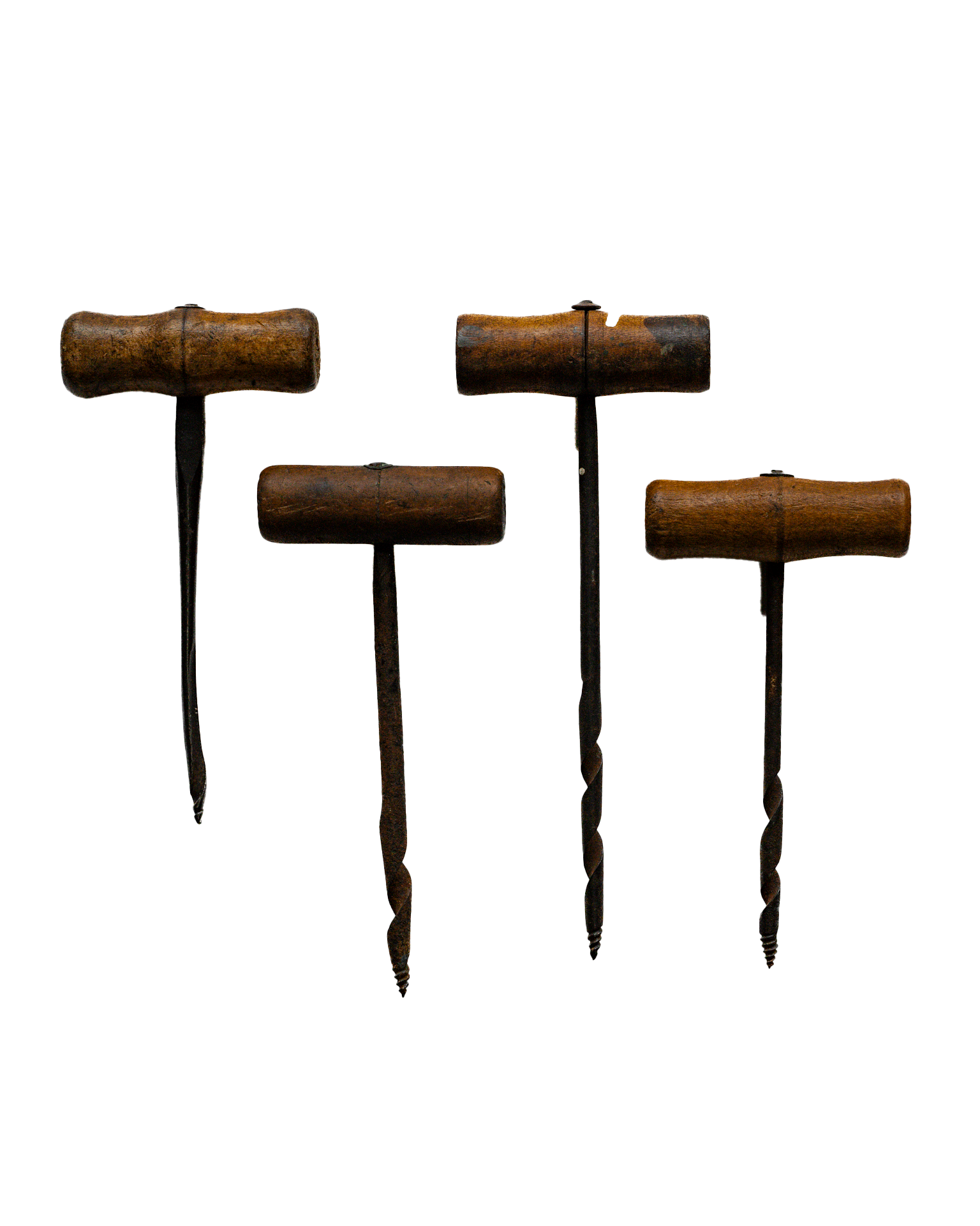 Small Miscellaneous Antique Cork/Spiral Screw Drivers