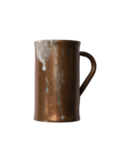 Solid Copper Small Mug with Wax