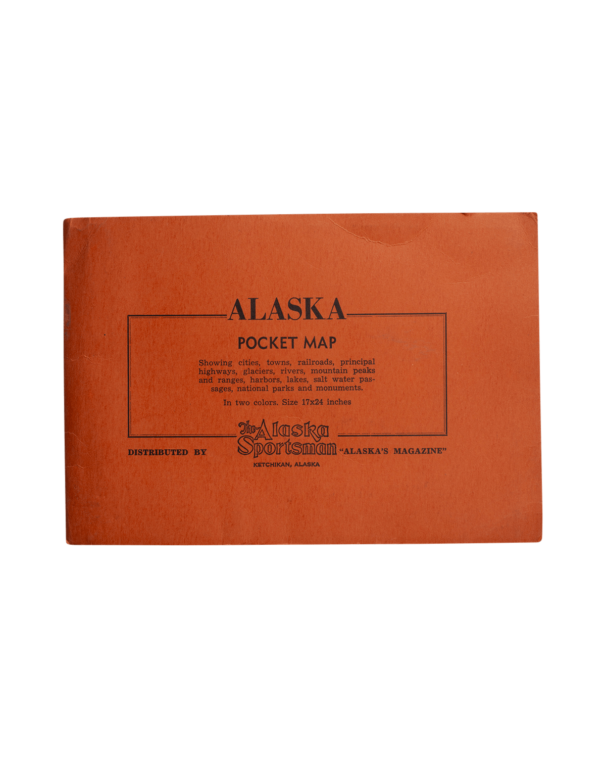 The Alaskan Sportsman Alaska Pocket Map