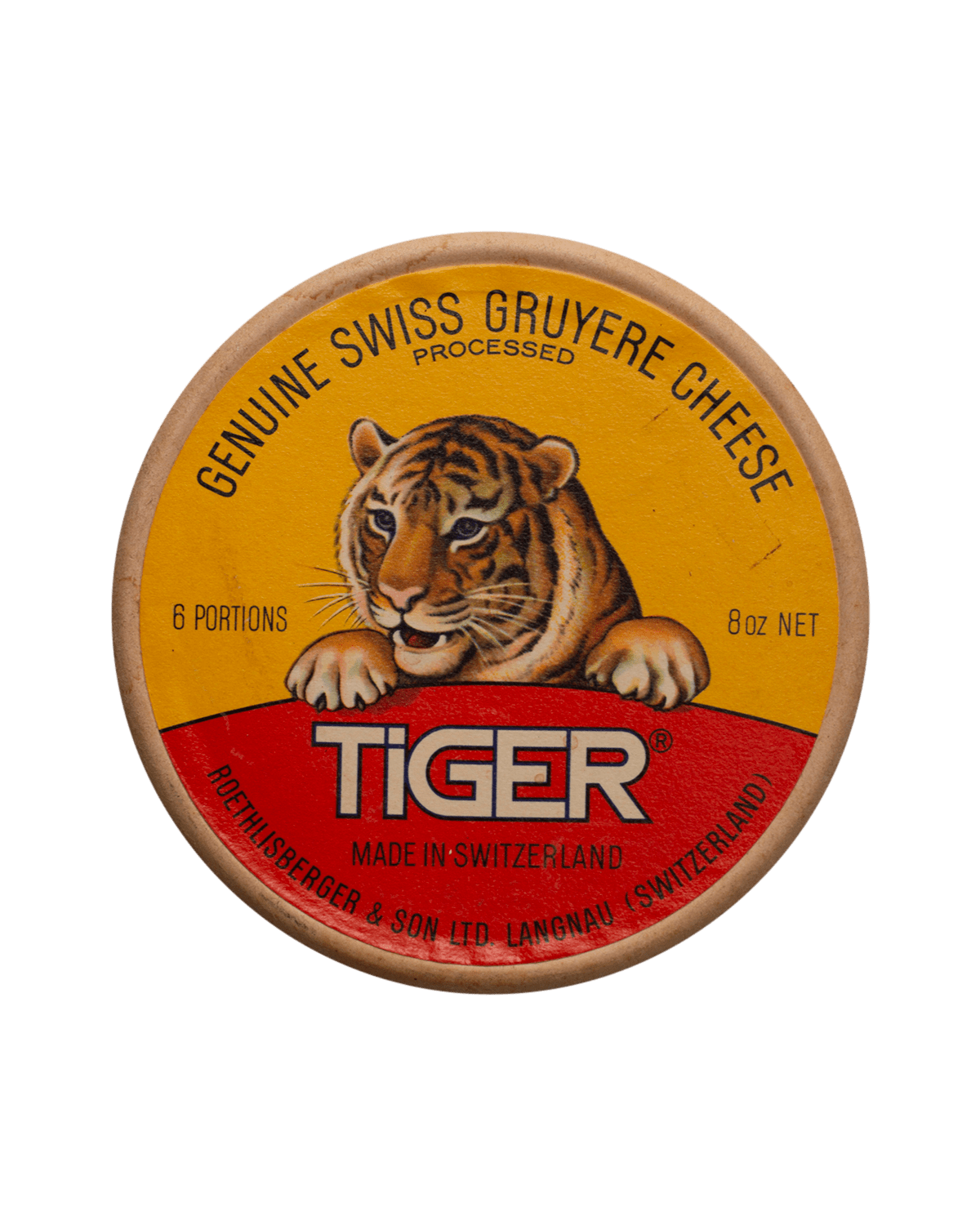 Tiger Brand Swiss Gruyere Cheese Box Roethlisberger & Son