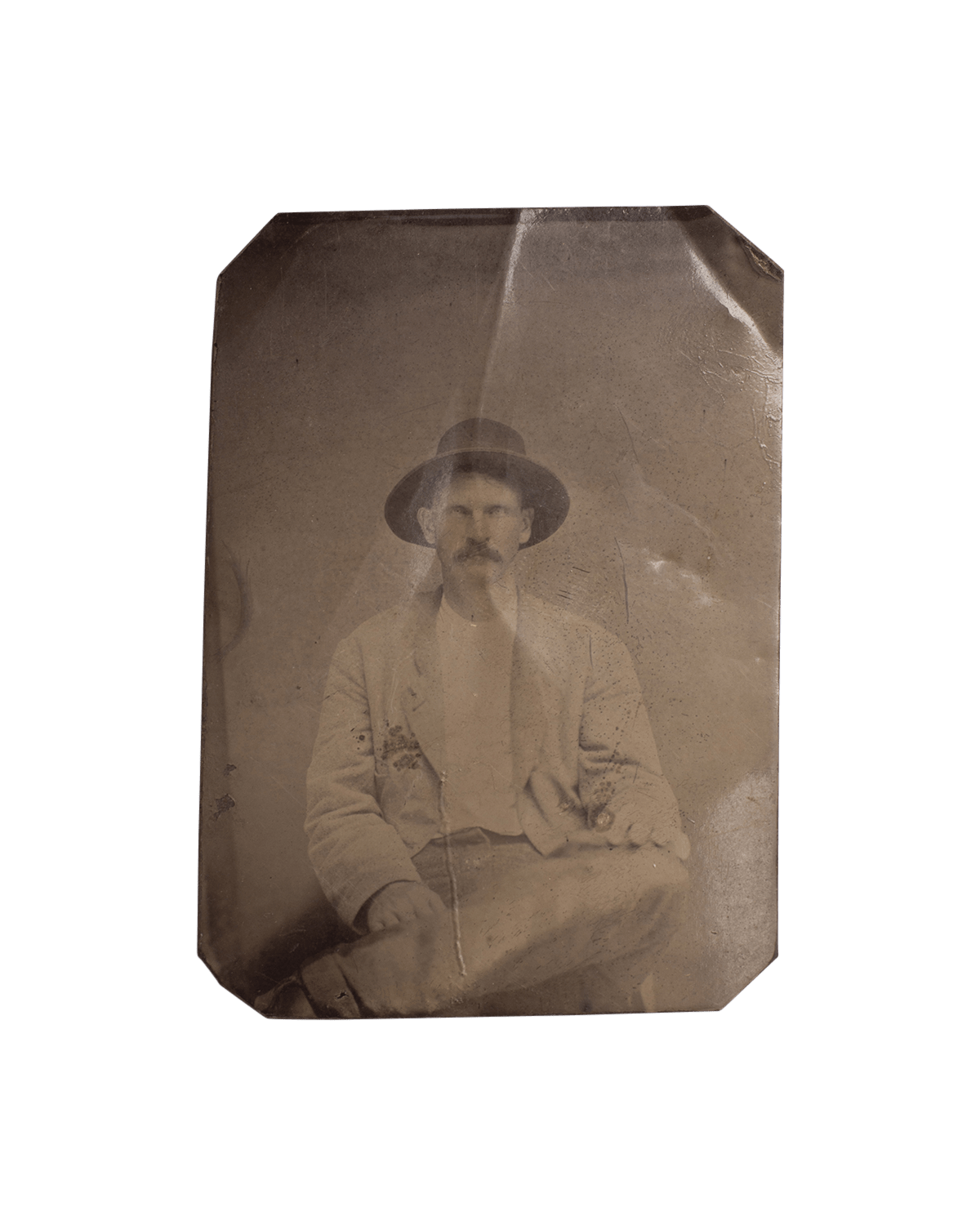 Tintype of Man in Jacket