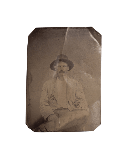 Tintype of Man in Jacket