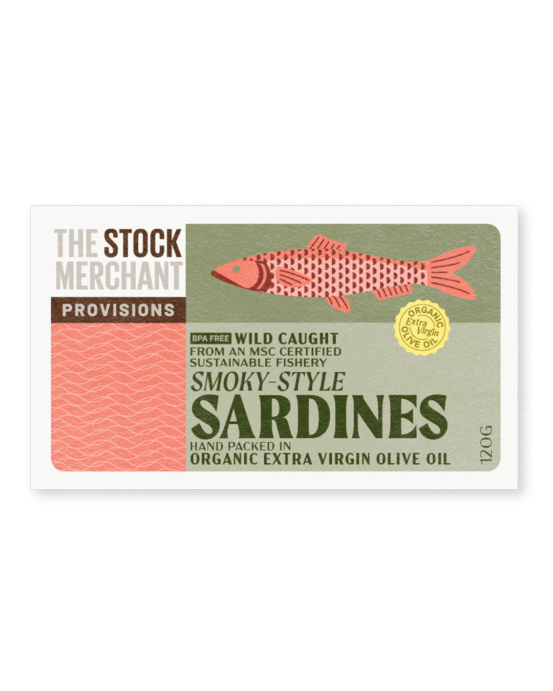 Provisiones enlatadas: sardinas ahumadas silvestres