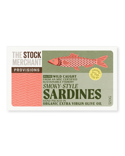 Canned Provisions - Wild-Caught Smoked Sardines