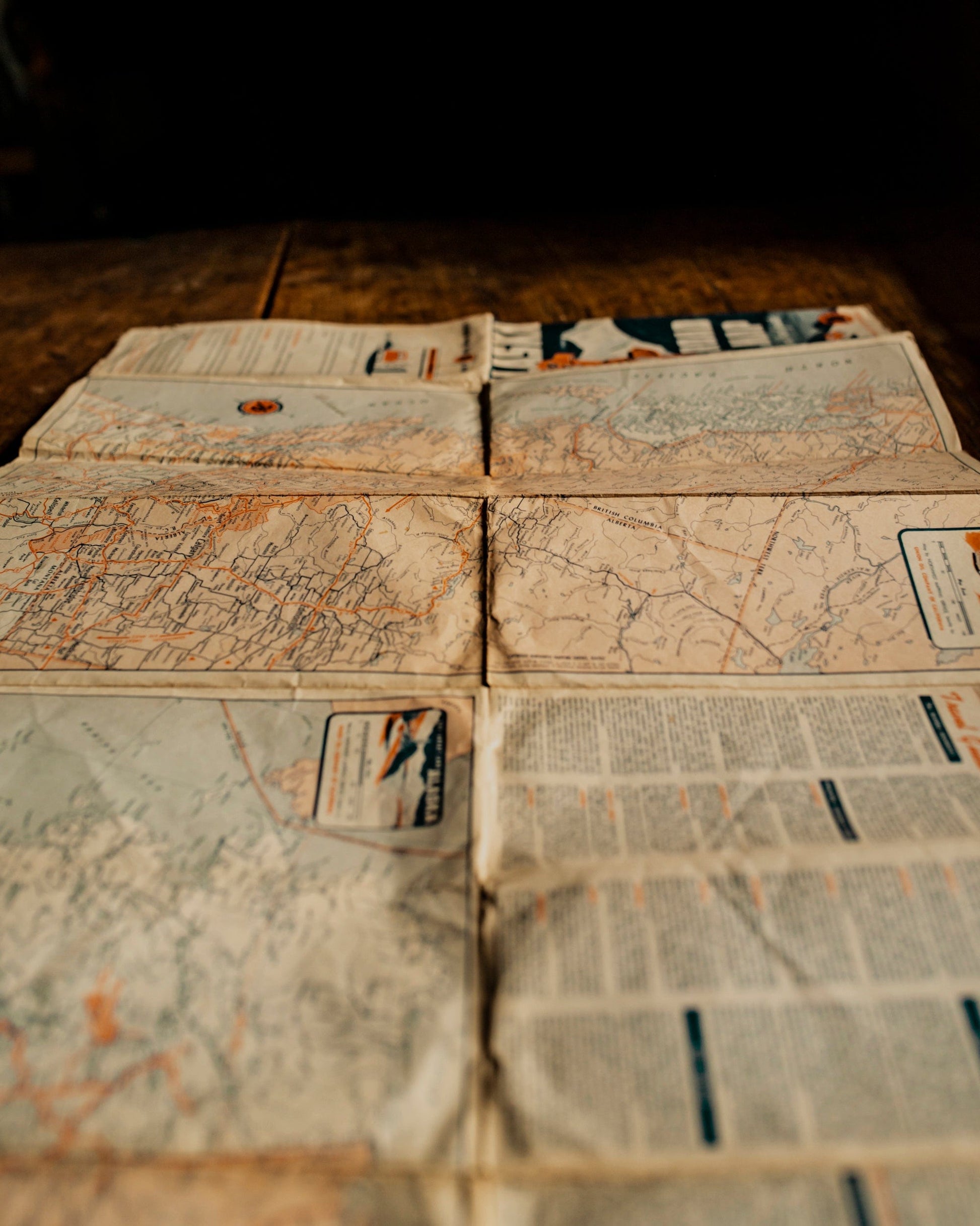 Union Oil Co Alaska Road Map + Travel Guide