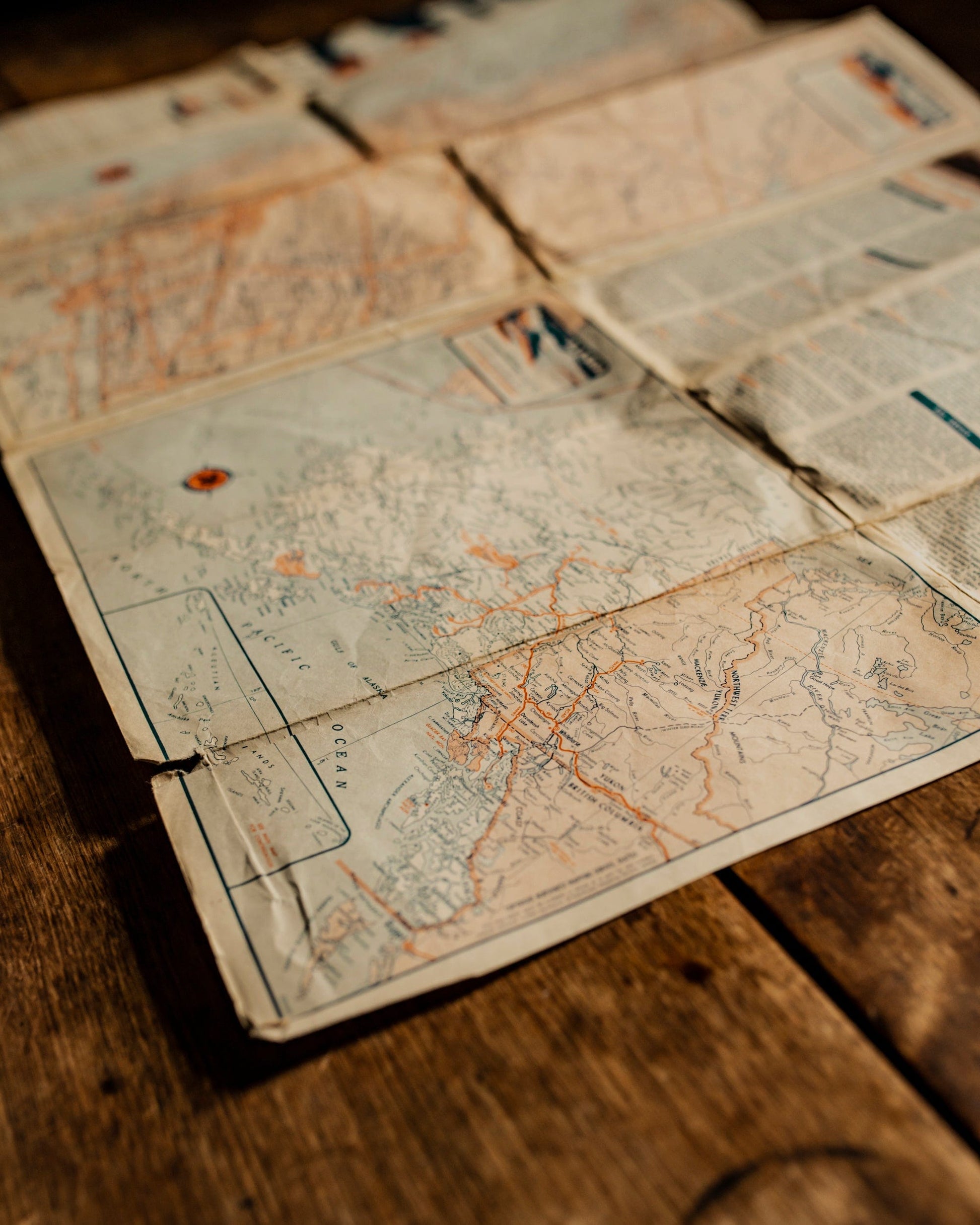 Union Oil Co Alaska Road Map + Travel Guide