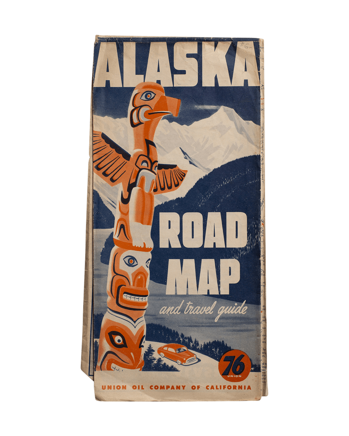 Union Oil Co Alaska Road Map + Travel Guide