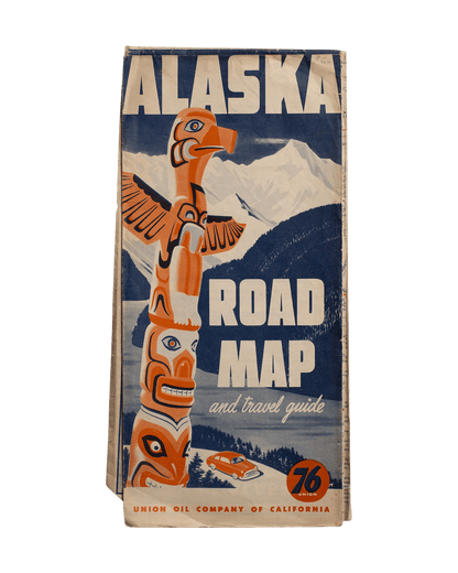 Union Oil Co Alaska Road Map + Travel Guide