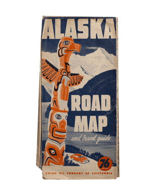 Union Oil Co Alaska Road Map + Travel Guide