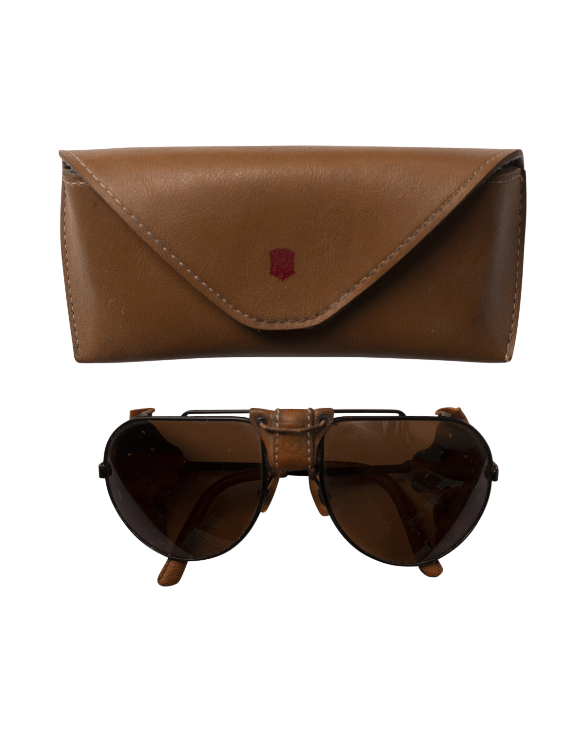 VINTAGE AVIATOR SUNGLASSES W/CASE