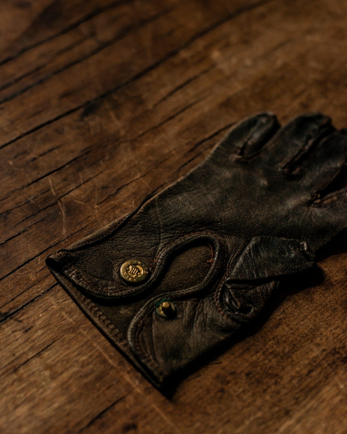 Vintage Fownes Leather Kids Gloves