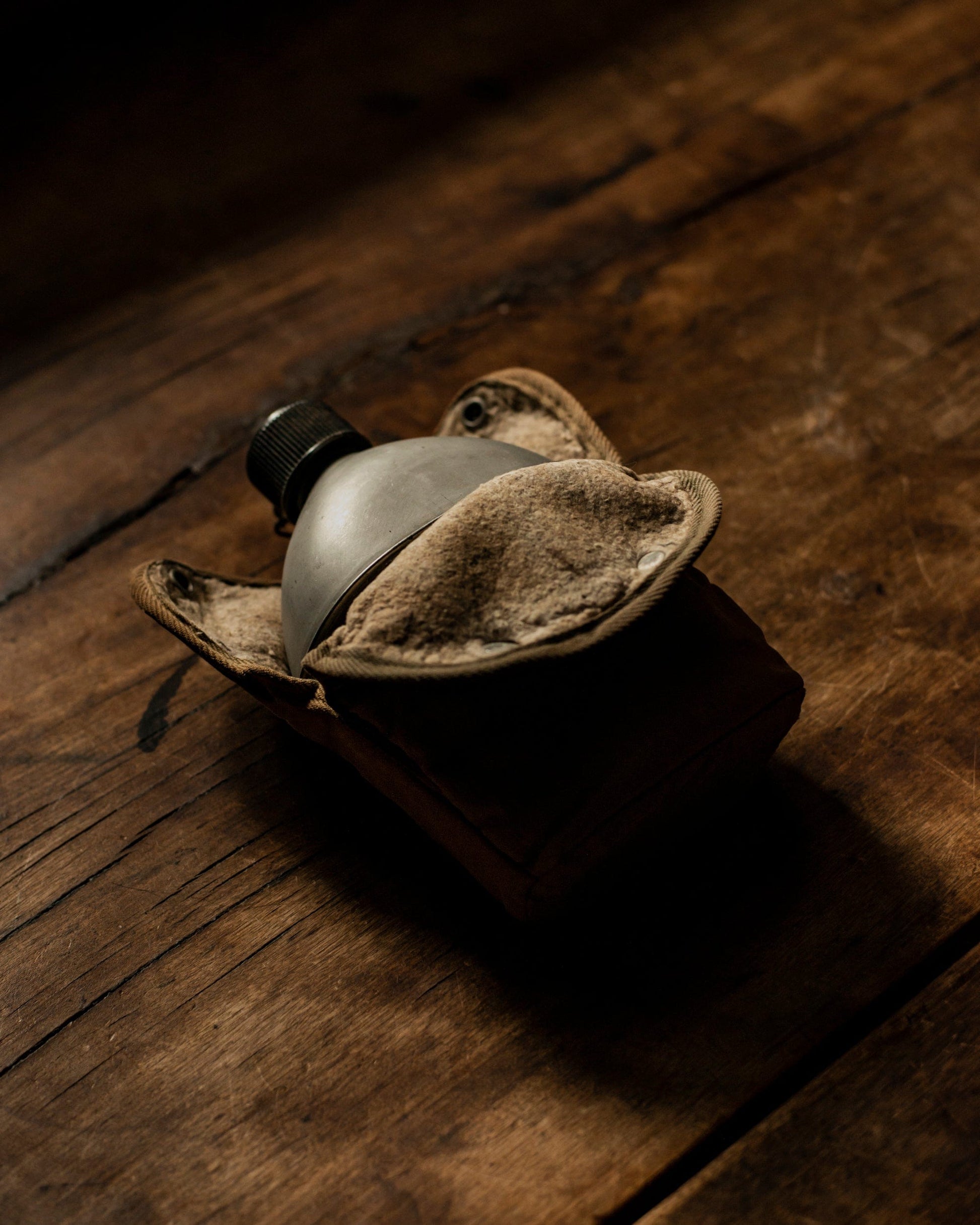 Vintage Korean War Canteen
