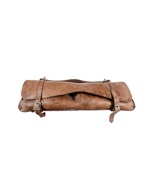 VINTAGE LEATHER DUFFLEBAG