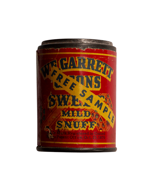 WE Garrett & Sons Sample Can