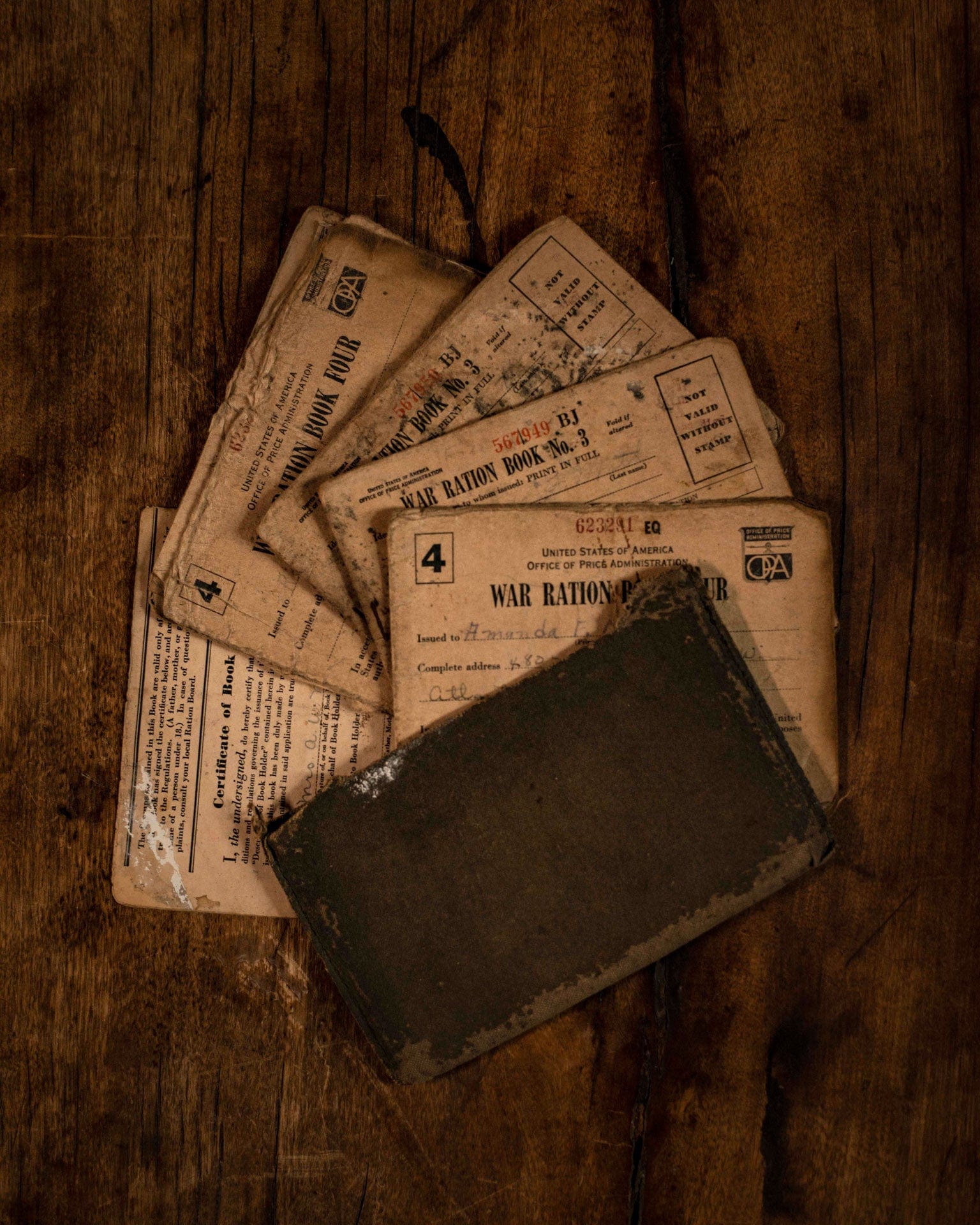 WW2 War Ration Books