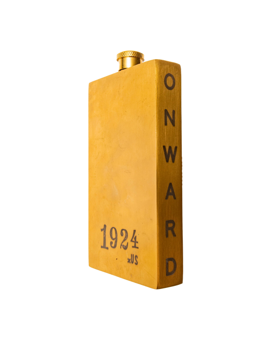 1924us 黄铜 4 盎司袖珍烧瓶