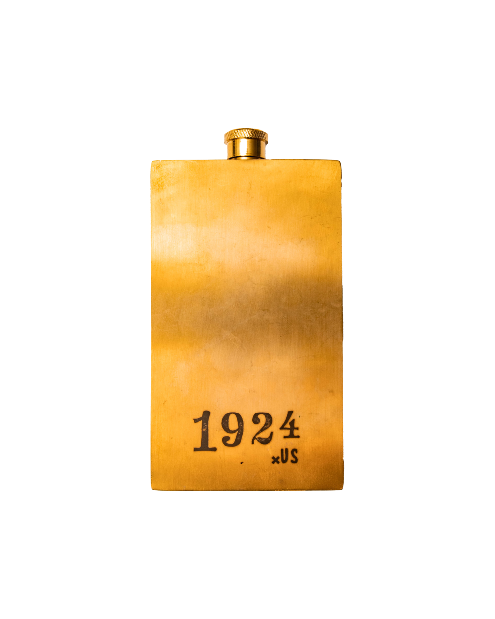 1924us 黄铜 4 盎司袖珍烧瓶